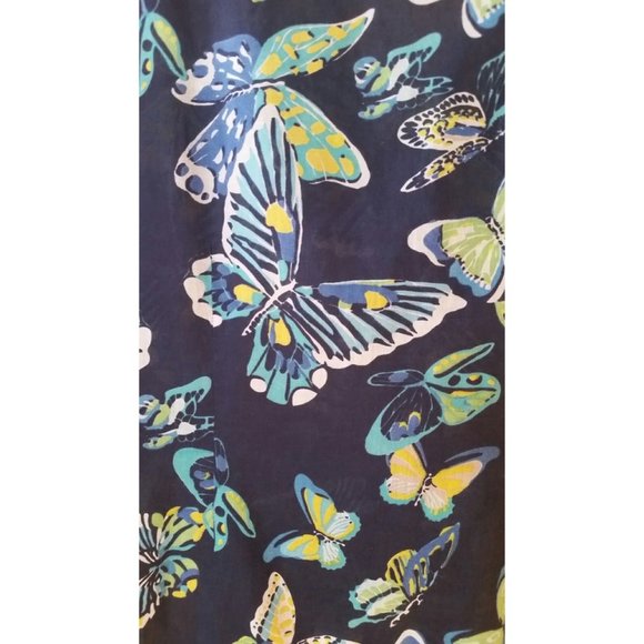 TORY BURCH jewel beaded Butterfly Tunic Kaftan Dress Size 2 MSRP $398 - Picture 8 of 9